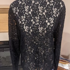 Sheer Lace Blouse